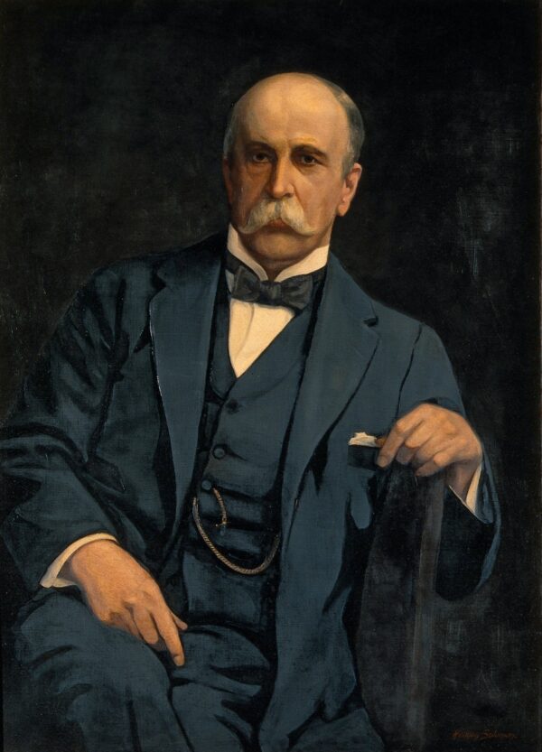 Sir William Osler (1912). Pintura de Harry Herman Salomon